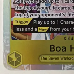 Boa Hancock OP14-112 Super Rare Full Art Holo The Azure Sea's Seven One Piece C. - Image 3