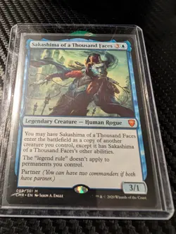MTG Sakashima of a Thousand Faces, NM-Mint, English Commander Legends - Image 1