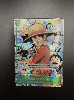 Monkey.D.Luffy (118) (Super Alternate Art) OP13-118 Carrying On His Will Foil NM - Image 1