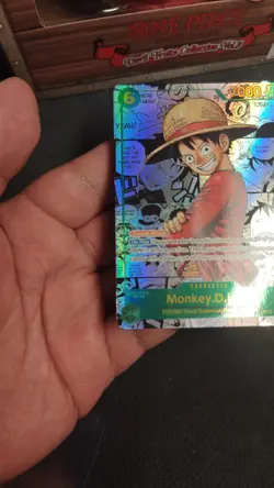 One Piece CCG - Monkey D Luffy Op13-118 Sec Parallel - Manga Rare - English - Image 5