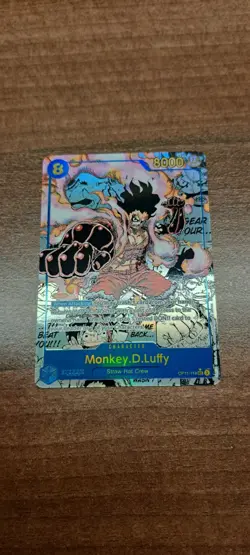 One Piece TCG Monkey.D.Luffy Op11-118 SEC MANGA RARE ENGLISH MINT CONDITION - Image 1