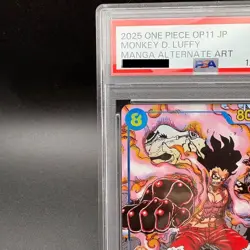PSA 9 Monkey D Luffy OP11-118 SEC Manga Art Comic Parallel One Piece Card Japan - Image 2