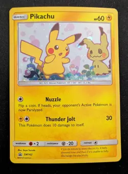 Pokemon TCG - Pikachu Black Star Promo SM162 - MINT/NM - Holo Promo Card - Image 1