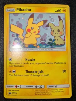 Pokemon TCG - Pikachu Black Star Promo SM162 - MINT/NM - Holo Promo Card - Image 2