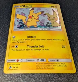 Pokemon TCG - Pikachu Black Star Promo SM162 - MINT/NM - Holo Promo Card - Image 3