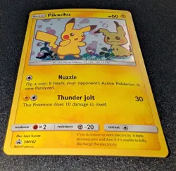 Pokemon TCG - Pikachu Black Star Promo SM162 - MINT/NM - Holo Promo Card - Image 3