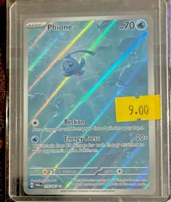 Pokemon Phione 175/167 Twilight Masquerade Illustration Rare Holo NM - Image 1