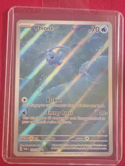 Phione - 175/167 - Twilight Masquerade - Illustration Rare - NM - Pokemon TCG - Image 1