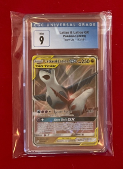 Pokemon🔥Latias & Latios 🔥 GX 113/181 Team Up Holo CGC 9 MINT!! - Image 1