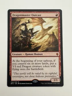 Dragonmaster Outcast MTG Magic the Gathering Card NM Near Mint BFZ - Image 1