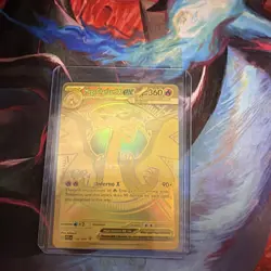 Pokemon Mega Charizard X ex Gold Foil Card 130/094 English Standard - Image 3