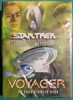 2001 Voyager Star Trek CCG Limited Edition ONE 40 Card Starter Deck - Image 1