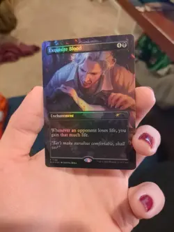 MTG: Exquisite Blood RAINBOW FOIL, NM Secret Lair Astarion's Thirst Chase Card!! - Image 1