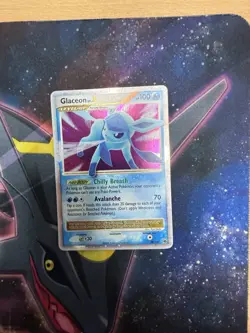 Glaceon LV.X 98/100 Diamond & Pearl Majestic Dawn Holo Foil Rare 2008 LP - Image 3