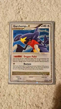 Pokemon Garchomp Lv.X Holo Foil 97/100 Platinum Majestic Dawn Pokemon Card - Image 1