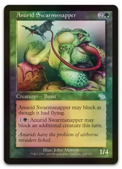 Anurid Swarmsnapper #105 (Foil) (LP) Judgment JUD Magic MTG - Image 1