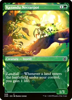 X 1 Kazandu Nectarpot NM-M Zendikar Rising 306 MTG Magic The Gathering - Image 1