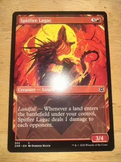 Spitfire Lagac (302) Showcase Zendikar Rising ZNR MTG Magic - Image 1