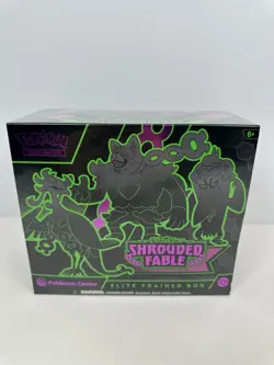 Shrouded Fable Pokemon Center Exclusive ETB Elite Trainer Box - Sealed -Dings - Image 1
