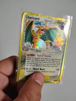 Pokemon Charizard Holo Crystal Guardians Delta Species 4/100 Vintage Rare - Image 3