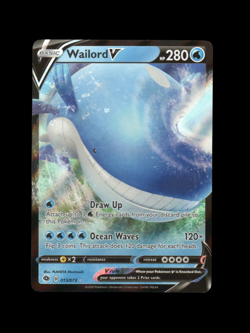 Pokemon TCG: Wailord V 13/73 Champions Path Holo - Image 2