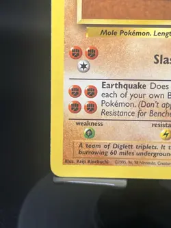 Pokemon TCG Dugtrio 23/130 Base Set 2 Regular Rare LP - Image 5