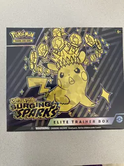 Pokemon TCG S&V Surging Sparks Sealed ETB Elite Trainer Box [AU Seller] - Image 1