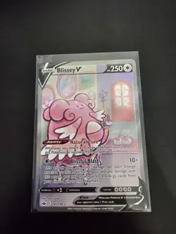 Pokemon TCG Blissey V Alternate Art 183/198 Swsh06 SwSh Chilling Reign - Image 1