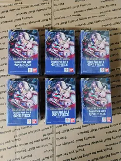 ONE PIECE TCG OP-14 The Azure Sea’s Seven-DP-09-Double Pack Set LOT OF 6 - Image 2