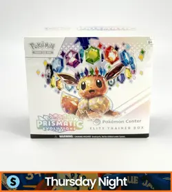 POKEMON CENTER PRISMATIC EVOLUTIONS SEALED ELITE TRAINER BOX ETB - Image 1