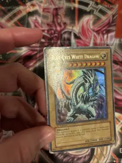 Blue-Eyes White Dragon LOB-001 1st Edition Ultra Rare NA Print - Image 2