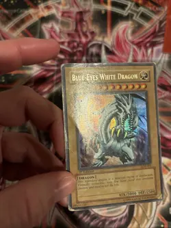 Blue-Eyes White Dragon LOB-001 1st Edition Ultra Rare NA Print - Image 3