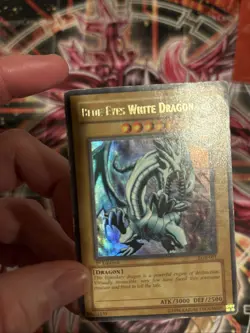 Blue-Eyes White Dragon LOB-001 1st Edition Ultra Rare NA Print - Image 5