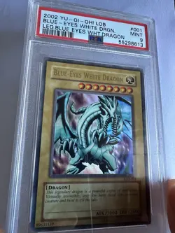Yugioh! Blue-Eyes White Dragon LOB-001 Ultra Rare Unlimited Edition - Image 3