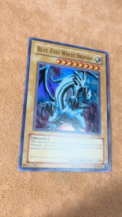🔥 YUGIOH Blue-Eyes White Dragon LOB-001 Unlimited ULTRA RARE ORIGINAL NM #2 - Image 2