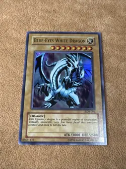 🔥 YUGIOH Blue-Eyes White Dragon LOB-001 Unlimited ULTRA RARE ORIGINAL NM #2 - Image 3