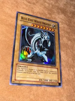 🔥 YUGIOH Blue-Eyes White Dragon LOB-001 Unlimited ULTRA RARE ORIGINAL NM #2 - Image 5