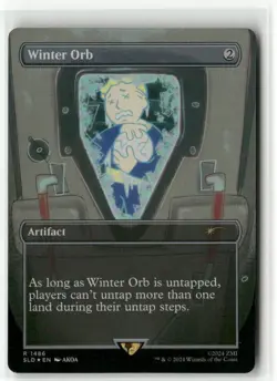 Winter Orb Rainbow FOIL - Fallout Secret Lair MTG NM - Image 1