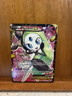 Pokemon TCG Meloetta EX RC25 Legendary Treasures Ultra Rare Full Art Card LP/NM - Image 1
