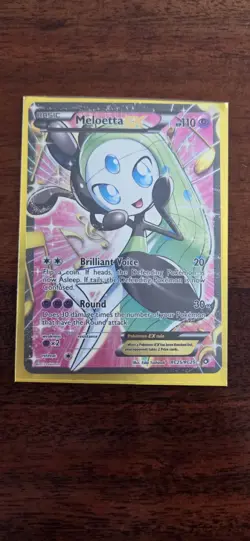 Meloetta EX RC25/RC25 Legendary Treasures Radiant Collection Pokemon TCG Card - Image 2