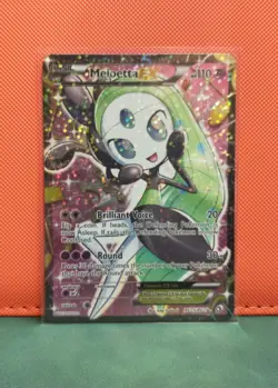 Pokemon TCG Meloetta EX RC25 Legendary Treasures Ultra Rare Full Art Holo Card - Image 1