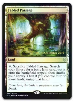 Fabled Passage (ELD) #244 (Foil) (NM) Prerelease Cards PRE Magic MTG - Image 1