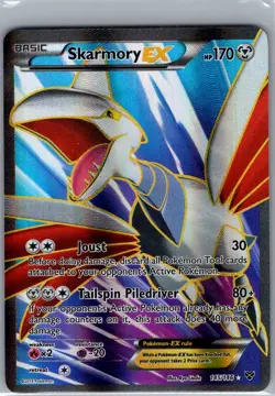Skarmory EX (145 Full Art) 145/146 XY Base Set - Pokemon Card - NM - Image 1