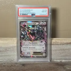 Pokemon TCG Rayquaza EX Black Star Promo PSA 8 XY69 Graded Holo 2015 Card - Image 1