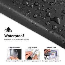 900 Capacity Trading Card Binder, 9-Pocket Water-Resistant Zip Album for Pokemon - Image 4