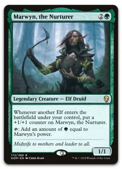 Marwyn, the Nurturer #172 (LP) Dominaria DOM Magic MTG - Image 1