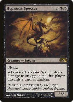 Hypnotic Specter #100 (MP) Magic 2010 M10 Magic MTG - Image 1