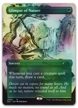 Glimpse of Nature #2004 (Foil) (NM) Secret Lairs 30th SLC Magic MTG - Image 1