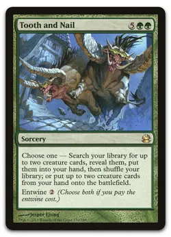 Tooth and Nail #170 (NM) Modern Masters MMA Magic MTG - Image 1