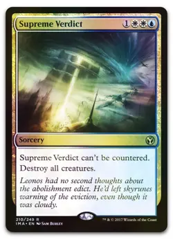 Supreme Verdict #210 (Foil) (NM) Iconic Masters IMA Magic MTG - Image 1